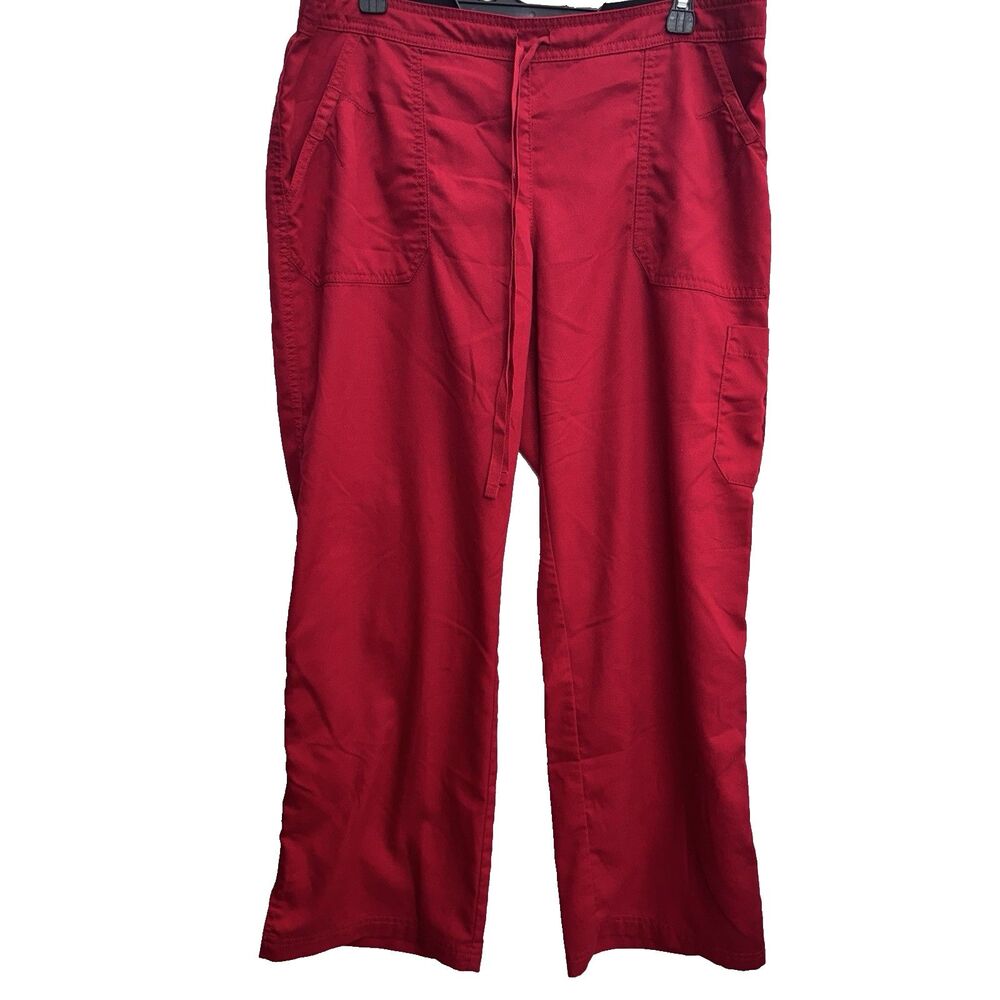 Grey's Anatomy by Barco Women's Size L Signature Red Scrub Pants